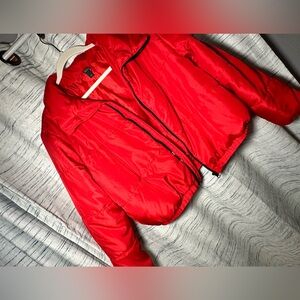 Wildfable oversized puffer jacket a bit cropped